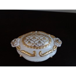 Scatola ovale con swarovski via veneto